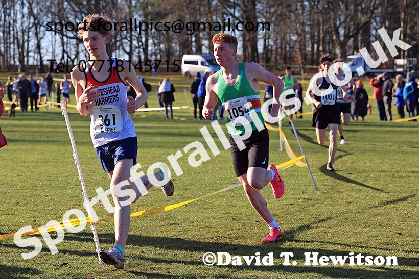 Mens under-17s 2025 Northern Cross Country Champs, Tatton Park, Knutsford, Cheshire. Photo: David T. Hewitson/Sports for All Pics
